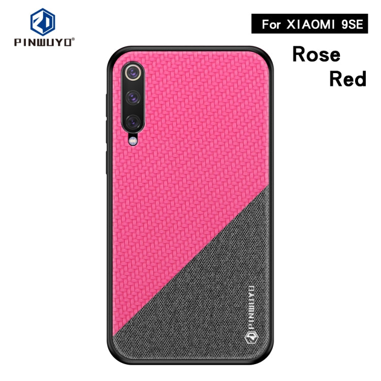 PINWUYO Honors Series Shockproof PC + TPU Protective Case for Xiaomi Mi 9 SE(Red) - Xiaomi Cases by PINWUYO | Online Shopping UK | buy2fix