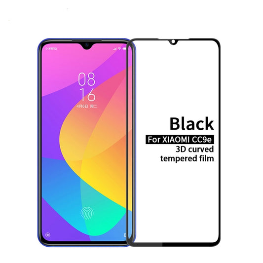 MOFI 9H 3D Explosion-proof Curved Screen Tempered Glass Film for Xiaomi Mi CC9e / A3(Black) -  by MOFI | Online Shopping UK | buy2fix