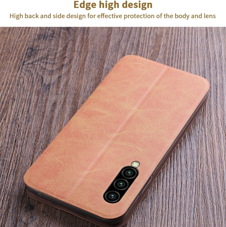 MOFI Crazy Horse Texture Horizontal Flip Protective Leather Case for Xiaomi Mi CC9e / A3(Brown) - Xiaomi Cases by MOFI | Online Shopping UK | buy2fix