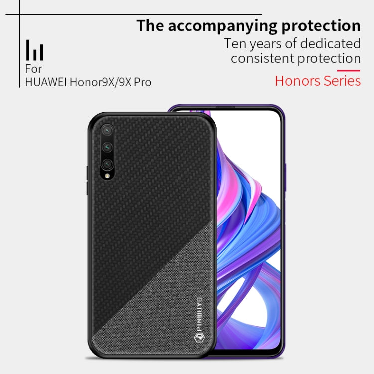 PINWUYO Honors Series Shockproof PC + TPU Protective Case for Huawei Honor 9X / Honor 9X Pro(Black) - Honor Cases by PINWUYO | Online Shopping UK | buy2fix