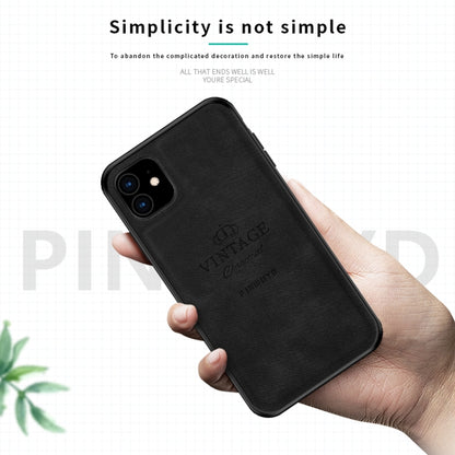 For iPhone 11 PINWUYO Shockproof Waterproof Full Coverage PC + TPU + Skin Protective Case (Black) - iPhone 11 Cases by PINWUYO | Online Shopping UK | buy2fix