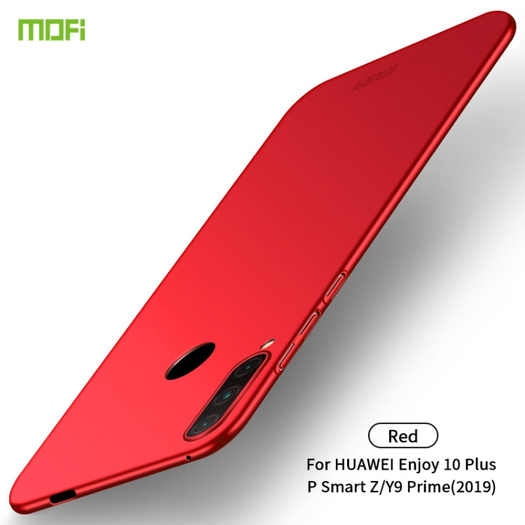 For Huawei P Smart Z/Y9 Prime 2019 MOFI Frosted PC Ultra-thin Hard Case(Red) - Huawei Cases by MOFI | Online Shopping UK | buy2fix