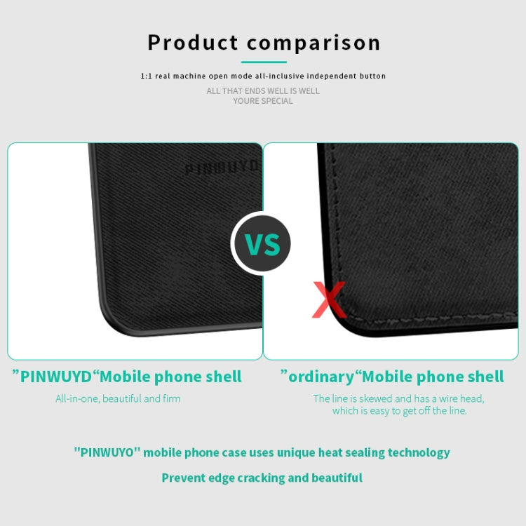 For Xiaomi Mi 9 Pro PINWUYO Zun Series PC + TPU + Skin Waterproof And Anti-fall All-inclusive Protective Shell(Brown) - Xiaomi Cases by PINWUYO | Online Shopping UK | buy2fix