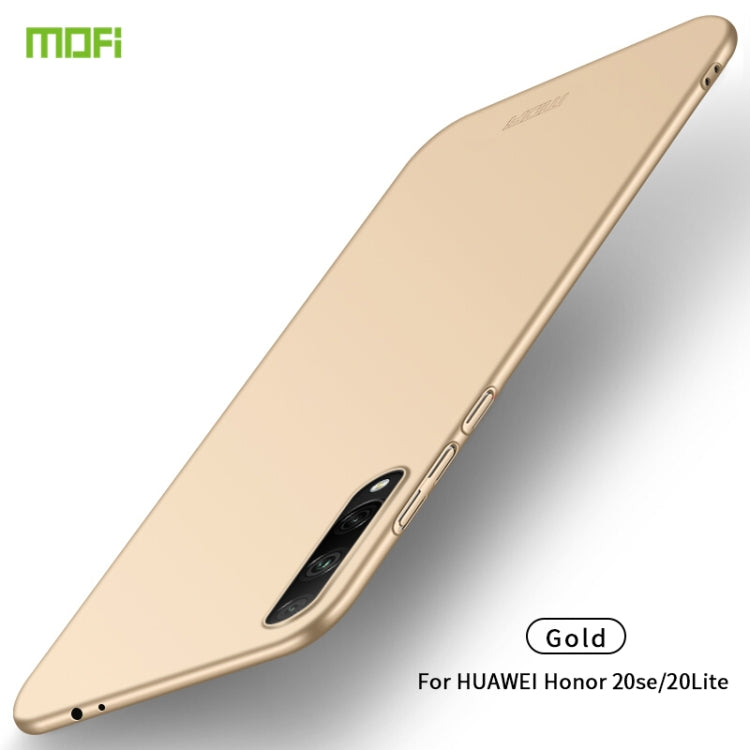 For Huawei Honor 20 Lite MOFI Frosted PC Ultra-thin Hard Case(Gold) - Honor Cases by MOFI | Online Shopping UK | buy2fix