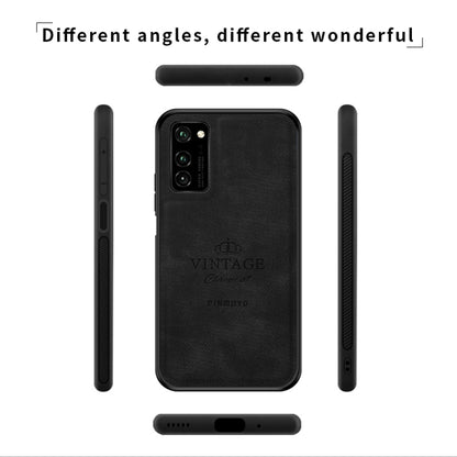 For Huawei Honor V30 / V30 Pro PINWUYO Zun Series PC + TPU + Skin Waterproof And Anti-fall All-inclusive Protective Shell(Brown) - Honor Cases by PINWUYO | Online Shopping UK | buy2fix