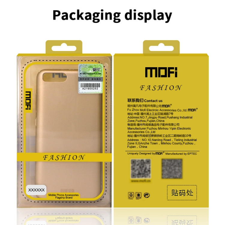 For Galaxy A71 MOFI Frosted PC Ultra-thin Hard Case(Gold) - Galaxy Phone Cases by MOFI | Online Shopping UK | buy2fix
