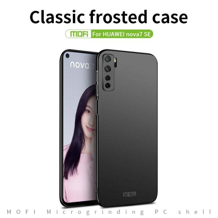 For Huawei Nova 7 SE MOFI Frosted PC Ultra-thin Hard Case(Blue) - Huawei Cases by MOFI | Online Shopping UK | buy2fix