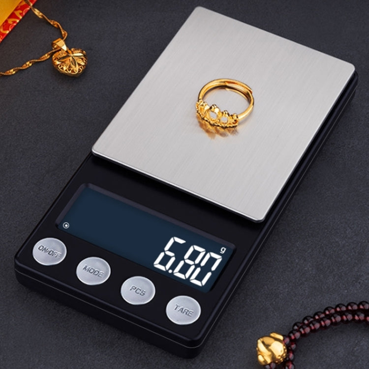 High-Precision Electronic Scale Mini Portable Jewellery Medicine Scale, Style:1000g/0.1g - Jewelry Scales by buy2fix | Online Shopping UK | buy2fix