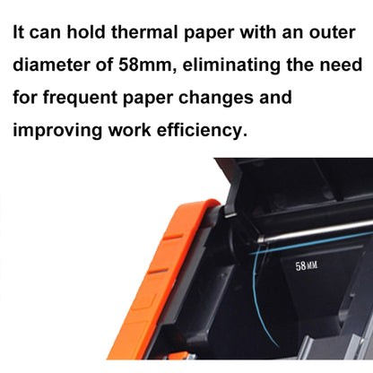 Xprinter XP-T58L 58mm Supermarket Cashier Receipt Thermal Printer, Spec: Parallel Port(US Plug) - Printer by Xprinter | Online Shopping UK | buy2fix