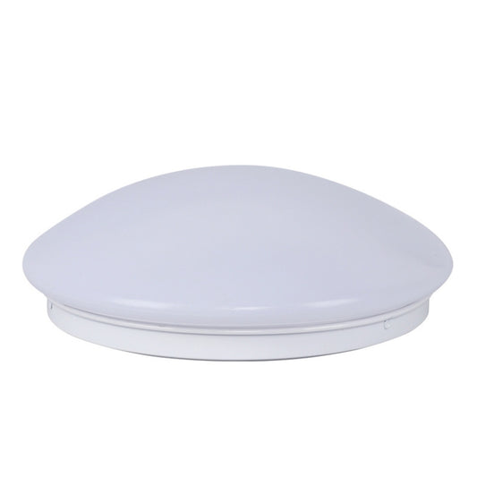 LED Sound Light Control Ceiling Lamp Round Corridor Intelligent Sensor Lamp, Power source: 24W 400mm(Warm White) - Sensor LED Lights by buy2fix | Online Shopping UK | buy2fix