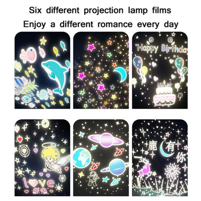 Doll Projection Night Light USB Charging Starry Sky Ocean Music Box, Spec: Standard Ver. 2.7W(White) - Night Lights by buy2fix | Online Shopping UK | buy2fix