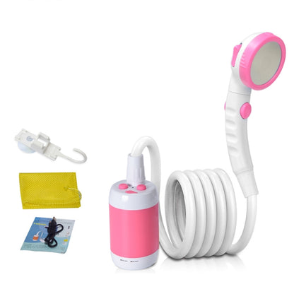 LLT-ES01 Electric Pet Shower Outdoor Camping Bath Device, Style: High Match (Pink) - Shower Head by buy2fix | Online Shopping UK | buy2fix