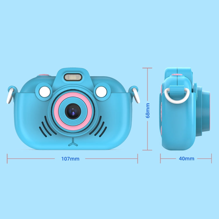 DC502 2.4-Inch 16X Zoom 2.7K Video Recording Children Digital Camera, Color: Blue No Card(UK Plug) - Children Cameras by buy2fix | Online Shopping UK | buy2fix