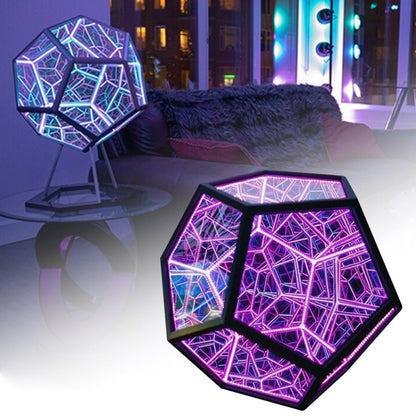 Cool Infinite Dodecahedron Colorful Night Light, Size: 20x20x20cm - Novelty Lighting by buy2fix | Online Shopping UK | buy2fix