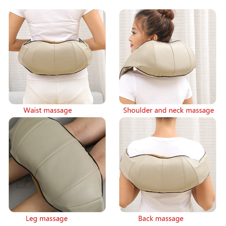 6 Keys Kneading Massage Shawl Cervical Massager, Specification: UK Plug(Black) - Massage & Relaxation by buy2fix | Online Shopping UK | buy2fix