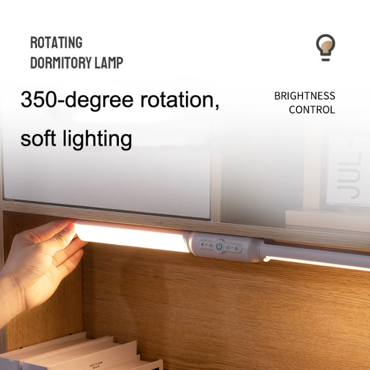 LED Table Light Student Dormitory Reading Lights, Style: Plug Type (White) - Desk Lamps by buy2fix | Online Shopping UK | buy2fix