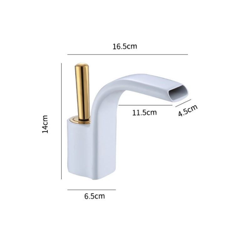 Bathroom All Copper Basin Hot And Cold Water Faucet, Specification: Silver - Faucets & Accessories by buy2fix | Online Shopping UK | buy2fix