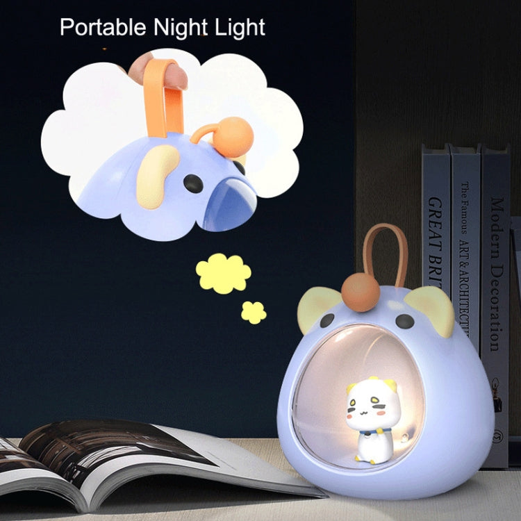 USB Bluetooth Audio Bedroom Atmosphere Cartoon Night Light, Style: 4 Fur Night Light Type (Cherry Pink) - Night Lights by buy2fix | Online Shopping UK | buy2fix