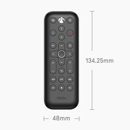 8BitDo Backlit Key Media Remote Control For Xbox, Style: Short Version (Black) - Universal by 8BitDo | Online Shopping UK | buy2fix