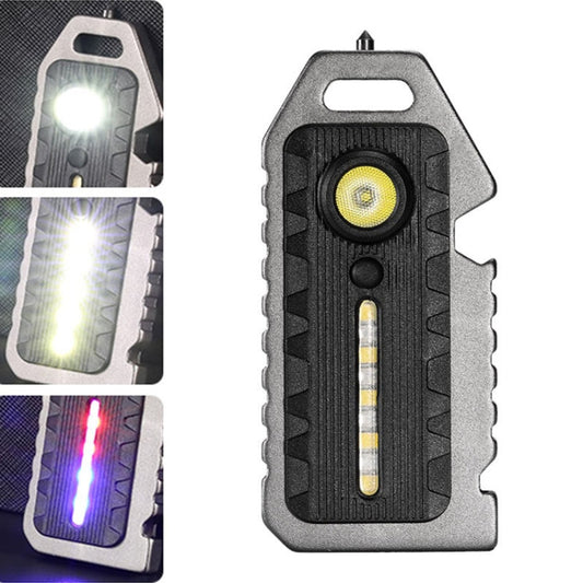 E-SMARTER W5136 Mini Keychain Strong Light Portable Flashlight(Tarnish) - Mini Flashlight by E-SMARTER | Online Shopping UK | buy2fix