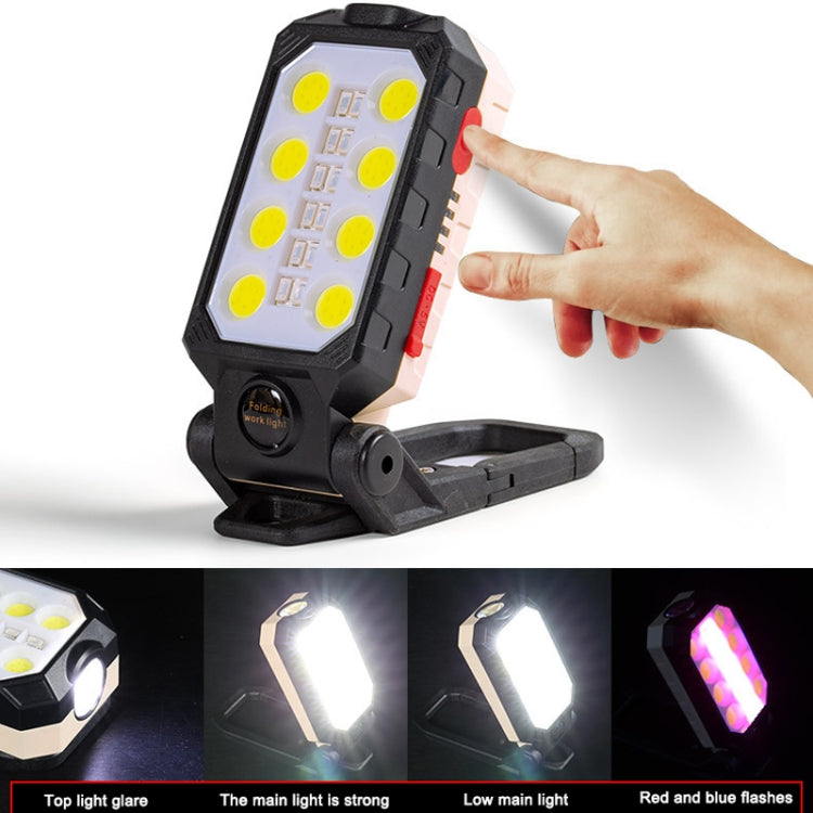 E-SMARTER COB Work Light USB Emergency Flashlight Maintenance Lamp, Style: W599A 10 Hole - Camping Lighting by E-SMARTER | Online Shopping UK | buy2fix