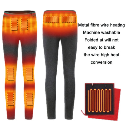 USB Rechargeable Smart Heating Outdoor Thickened Casual Trousers, Size: L(Black) - Casual Pants by buy2fix | Online Shopping UK | buy2fix