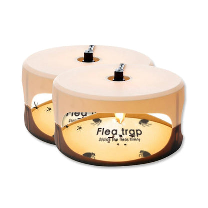 2pcs SK111 Pet Household Flea Lamp Flea Sticky Trapper Flea Capture Device(EU Plug) - Traps by buy2fix | Online Shopping UK | buy2fix
