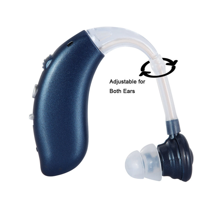 USB Charging Earhook Noise Reduction Hearing Aid Sound Amplifier(Blue) - Hearing Aids by buy2fix | Online Shopping UK | buy2fix