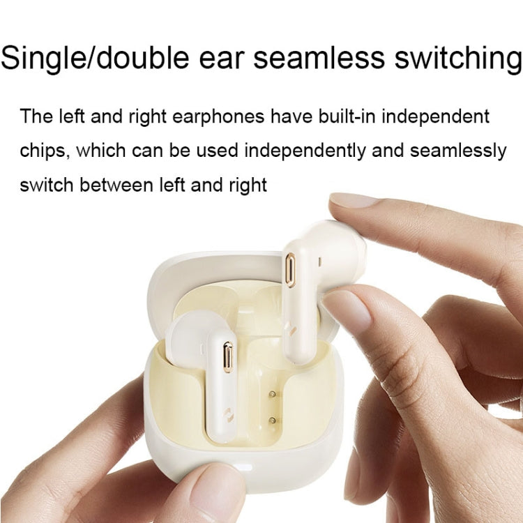 Havit S3 Merle Lite In-Ear ENC Call Noise Reduction Wireless Bluetooth Earphone(Gold White) - Bluetooth Earphone by Havit | Online Shopping UK | buy2fix