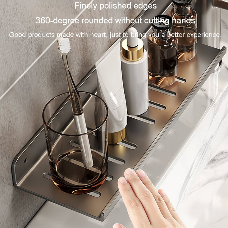 Faucet Rack Home Bathroom Vanity Shelf No Hole Storage Shelf, Length: 30cm (White) - Shelves by buy2fix | Online Shopping UK | buy2fix