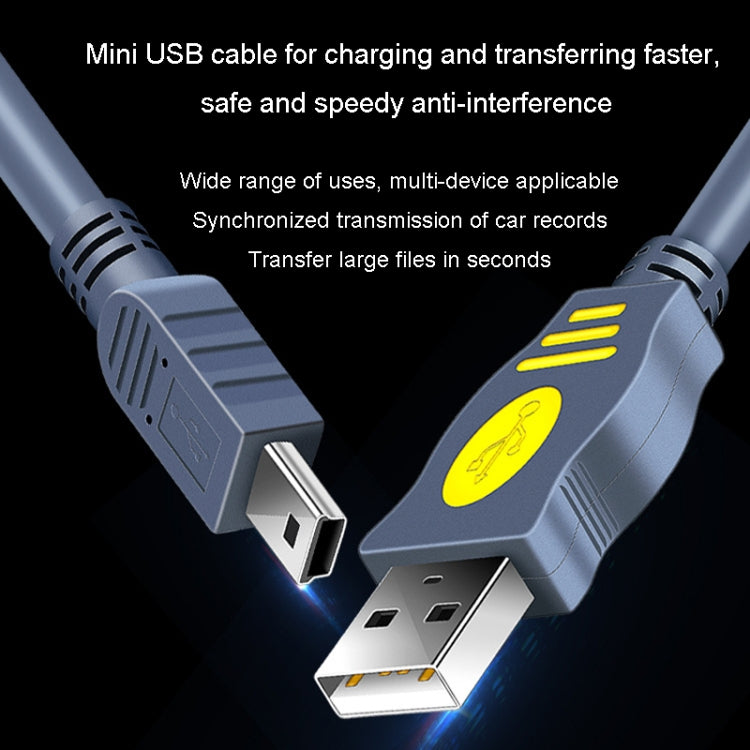 JINGHUA USB2.0 To T-Port Connection Cable MINI5Pin Data Hard Disk Cable, Length: 1.5m - USB Cable by JINGHUA | Online Shopping UK | buy2fix