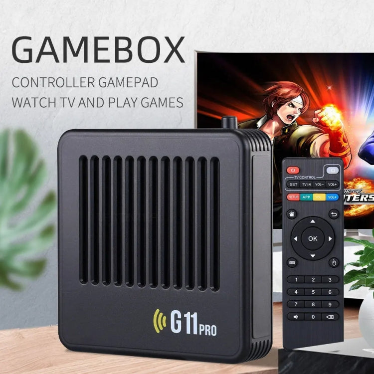 G11 PRO Game Machine TV Box Dual System HDMI HD 4K Retro Arcade, Style: 128G 40,000+ Games - Pocket Console by buy2fix | Online Shopping UK | buy2fix