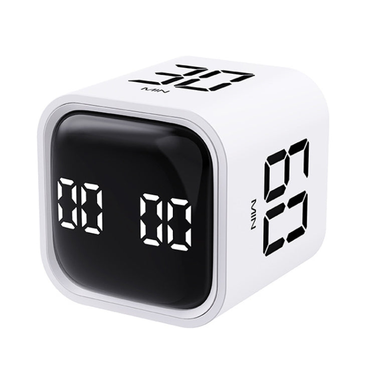 F4 Study Timer Kitchen Cooking Countdown Reminder Multifunctional Digital Alarm Clock(White) - Digital Countdown by buy2fix | Online Shopping UK | buy2fix