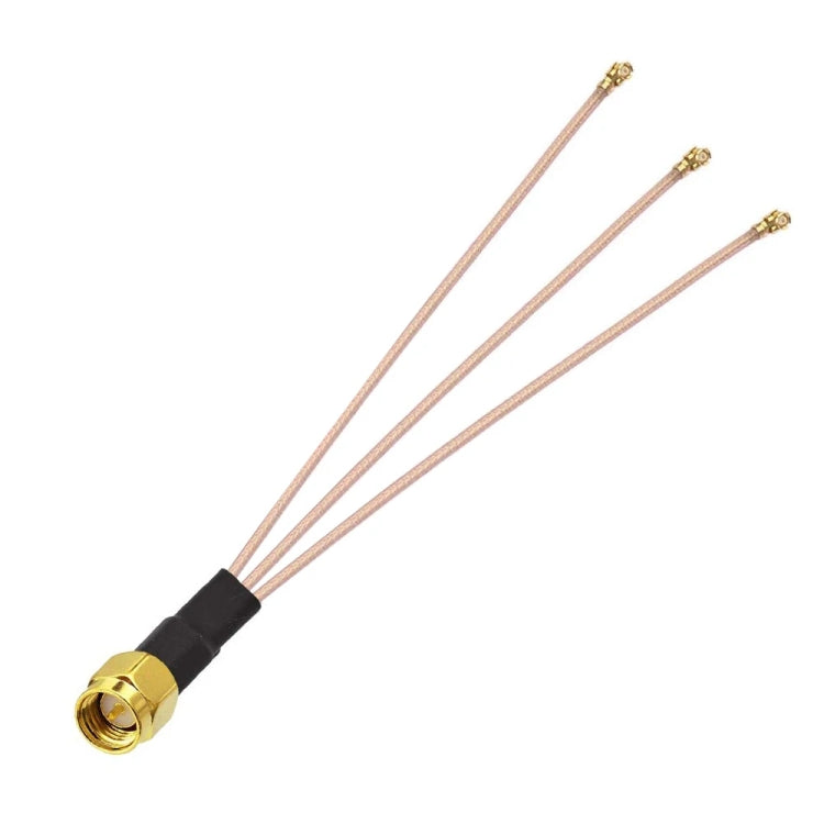 1 In 3 IPX To SMAJ RG178 Pigtail WIFI Antenna Extension Cable Jumper(20cm) - Connectors by buy2fix | Online Shopping UK | buy2fix