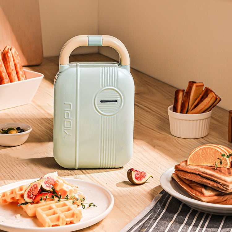 4 In 1 YIDPU Multifunctional Family Breakfast Maker Light Diet Sandwich Waffle Baker, CN Plug(Green) - Bulit-in Ovens & Accessories by YIDPU | Online Shopping UK | buy2fix