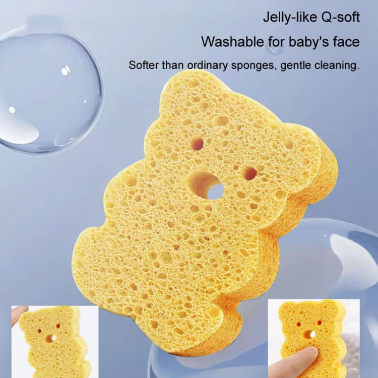 Baby Bathing Wood Pulp Sponge Cute Cartoon Soft Bath Sponge Bath Scrubber, Model: Little Star - Bath Brushes & Sponges by buy2fix | Online Shopping UK | buy2fix