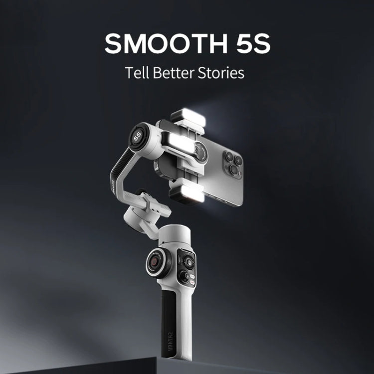 ZHIYUN Smooth 5S 3-Axis Smartphone Handheld Gimbals Stabilizer, Spec: Standard Black - Handheld Gimbals by ZHIYUN | Online Shopping UK | buy2fix