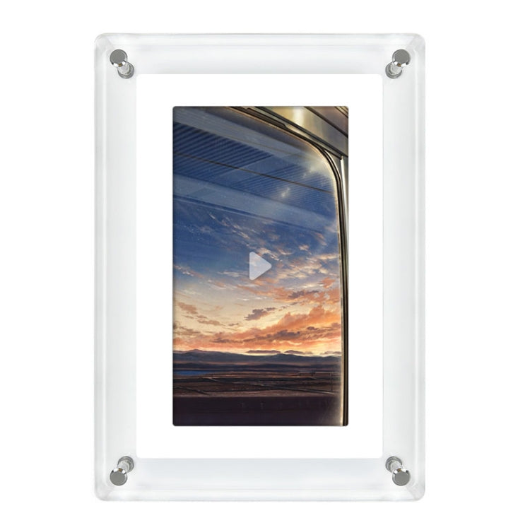 7 Inch Acrylic HD Digital Photo Frame Desktop Smart Motion Video Player Ornament(EU Plug) - 1.5-7.0 inch by buy2fix | Online Shopping UK | buy2fix