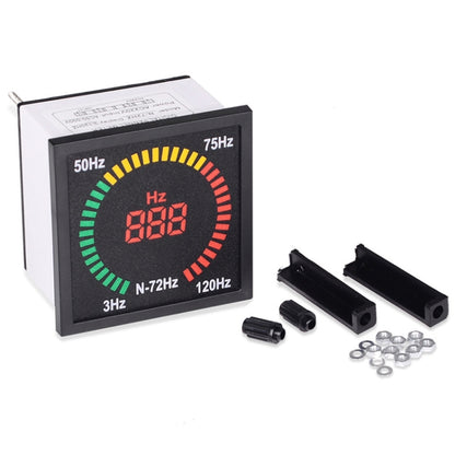 SINOTIMER N-72HZ AC Frequency Signal Indicator Square Turntable LED Digital Frequency Meter - Other Tester Tool by SINOTIMER | Online Shopping UK | buy2fix
