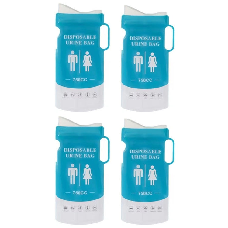 4pcs /Pack Car Disposable Emergency Rapid Coagulation Urine Bag Traffic Jam Pee Bag(13x27cm) - Stowing Tidying by buy2fix | Online Shopping UK | buy2fix