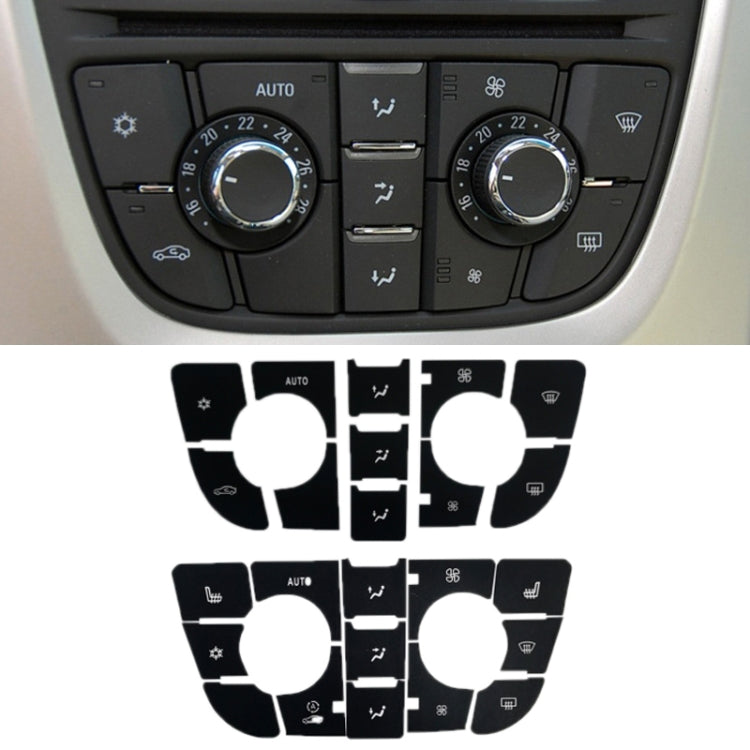For Buick Excelle GT/XT Air Conditioning Central Control Button Repair Sticker(Upgrade) - Decorative Sticker by buy2fix | Online Shopping UK | buy2fix