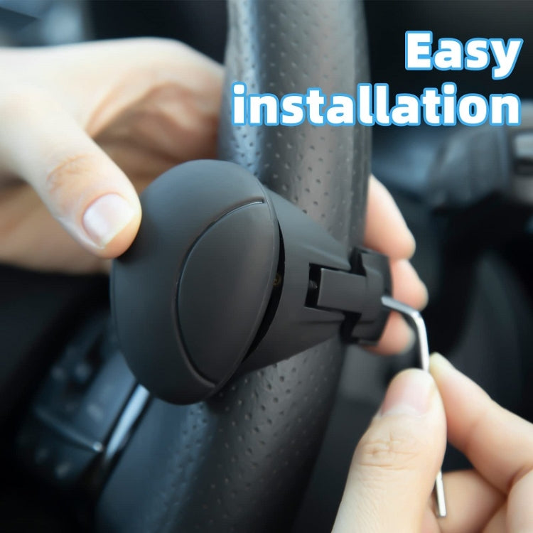 Automobile Multifunctional Bearing Steering Wheel Power Ball(Oval Black) - Steering Wheel Accessories by buy2fix | Online Shopping UK | buy2fix
