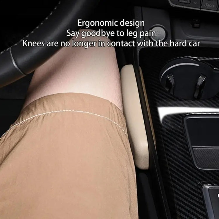 Car Driver Door Booster Pad Center Armrest Box Pad(Beige) - Floor Mats by buy2fix | Online Shopping UK | buy2fix