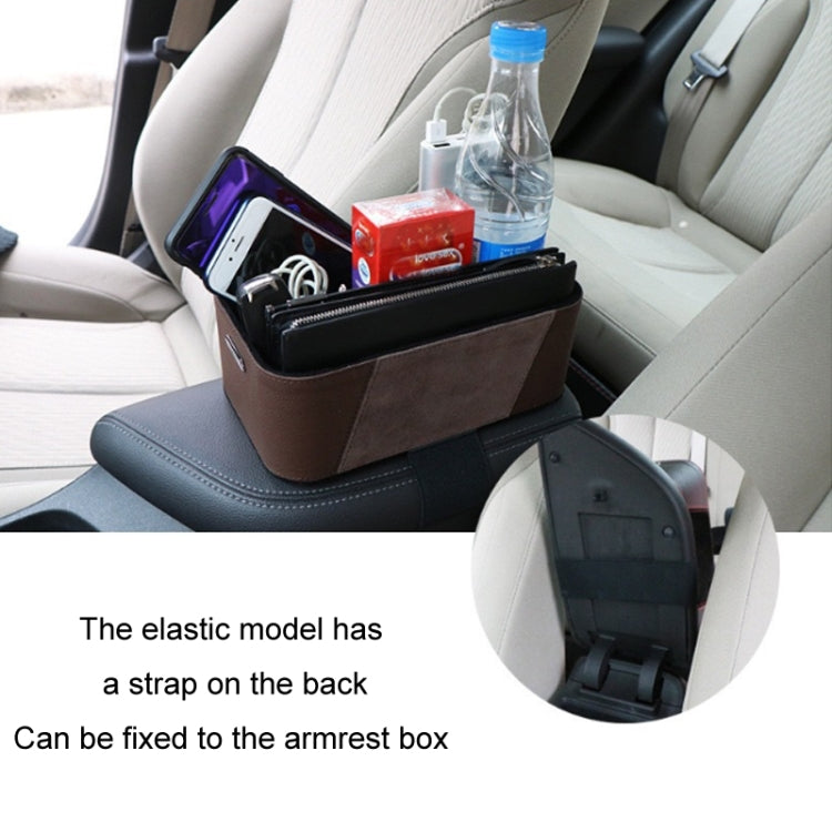 Car Multifunctional Dashboard Armrest Box Water Cup Storage Box, Color: Small Brown - Stowing Tidying by buy2fix | Online Shopping UK | buy2fix