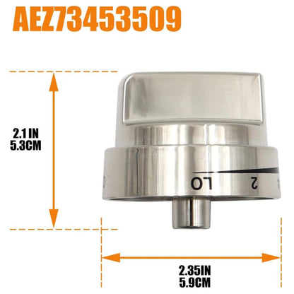 Oven Stove Knob Assembly For AEZ73453509/AEZ72909008(Silver) - Replacement Accessories by buy2fix | Online Shopping UK | buy2fix