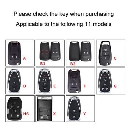 For Chevrolet Car Key Cover Multifunctional Keychain Anti-lost Number Plate, Style: A - Car Key Cases by buy2fix | Online Shopping UK | buy2fix