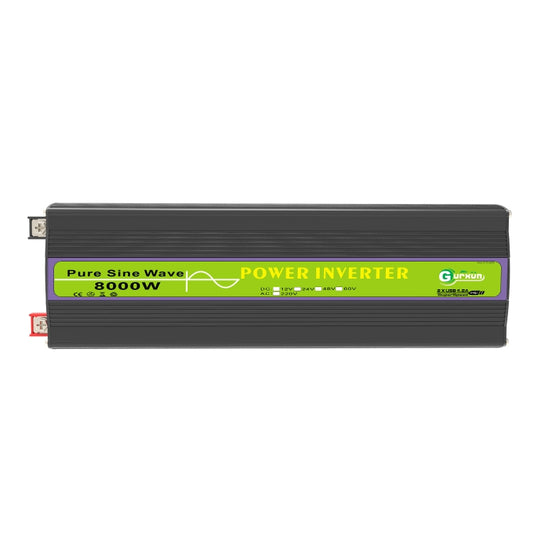 Gurxun 24V-220V 8000W Pure Sine Wave Inverter Car Single Digital Display Voltage Converter - Pure Sine Wave by Gurxun | Online Shopping UK | buy2fix