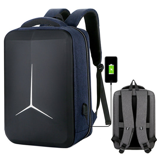 15 inch Multifunctional Waterproof Business Sports Laptop Backpack with USB Port(Navy Blue) - Backpack by buy2fix | Online Shopping UK | buy2fix