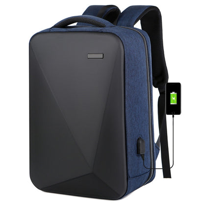 16 inch Large Capacity Password Lock Anti-Theft Laptop Backpack With USB Port(Navy Blue) - Backpack by buy2fix | Online Shopping UK | buy2fix