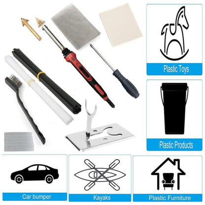 53pcs /Set Plastic Parts Repair Tool Car Bumper Restorating Kit Set, Specification: UK Plug - Hand Tool Sets by buy2fix | Online Shopping UK | buy2fix